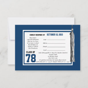 Class Reunion Response Kaart