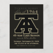 Class Reunion Save-the-Date Aankondiging (Voorkant)