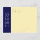 Class Reunion Save-the-Date Aankondiging (blauw) (Achterkant)