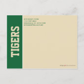 Class Reunion Save-the-Date Aankondiging (groen) (Achterkant)