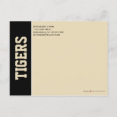 Class Reunion Save-the-Date Aankondiging (zwart) (Achterkant)
