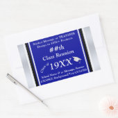 Class Reunion Stickers, Kleurverandering, Reünie Rechthoekige Sticker (Envelop)