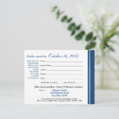 Class Reunion Varsity Stripe Response Kaart (Staand voorkant)