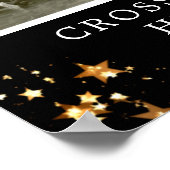 Class Reunion Welkom op een foto Black Gold Stars Poster (Hoek)