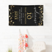 Class Reunion Welkom Stars Script aangepaste kleur Spandoek (Insitu)