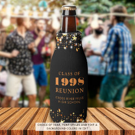 Class Reunion Zwart Sinaasappel Sterren gepersonal Flesjeskoeler