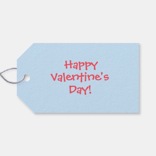 Class Valentijns: "You Make My Heart Pop!" Cadeaulabel (Achterkant Horizontaal)