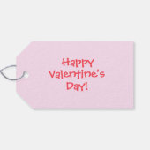 Class Valentijns: "You Make My Heart Pop!" Cadeaulabel (Achterkant Horizontaal)