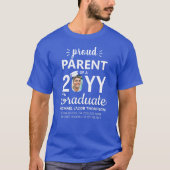Class Year Graduate Photo Proud Parent or Any Text T-shirt (Voorkant)