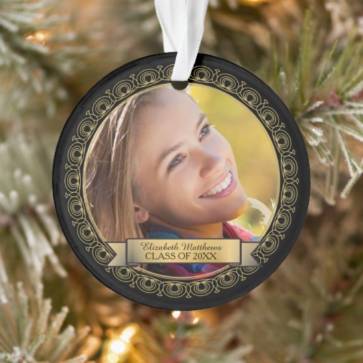 Class Year Law School Afstuderen Foto Ornament (Boom)