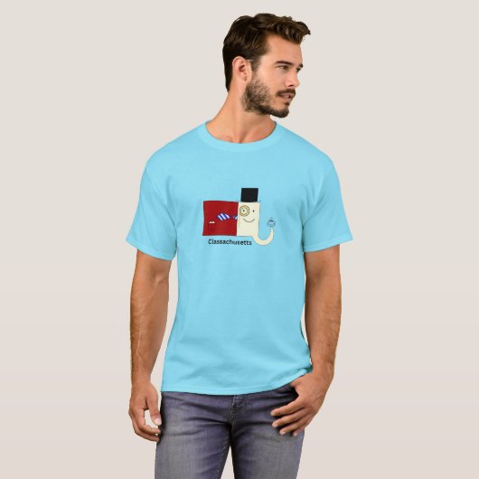 Classachusetts Massachusetts Mannen T-shirt (Voorkant volledig)