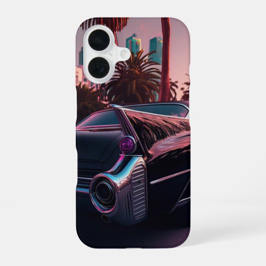CLASSI CAR FINS IPHONE CASE iPhone 16 HOESJE (Achterkant)