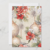 Classi Onze eerste getrouwde en vrolijke kerstfoto Feestdagenkaart (Achterkant)