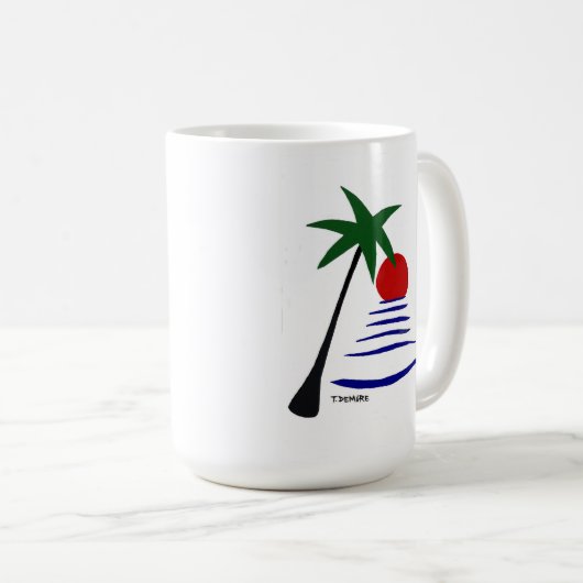 Classic 15 oz koffie mok (Voorkant rechts)