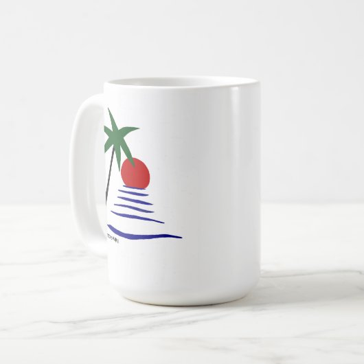 Classic 15 oz koffie mok (Voorkant links)