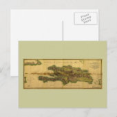 Classic 1805 Antiquarian Map of Hispaniola Briefkaart (Voorkant / Achterkant)
