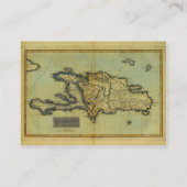 Classic 1823 Antiquarian Map of Hispaniola & Haiti Visitekaartje (Achterkant)