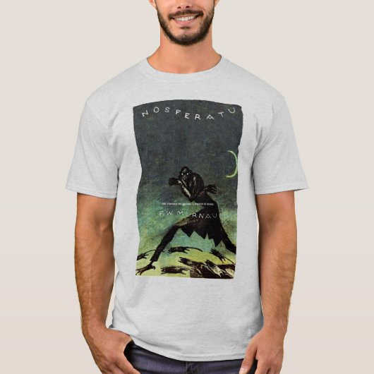 Classic '1922' Nosferatu Poster T-Shirt (Voorkant)