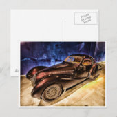 Classic 1937  auto briefkaart (Voorkant / Achterkant)