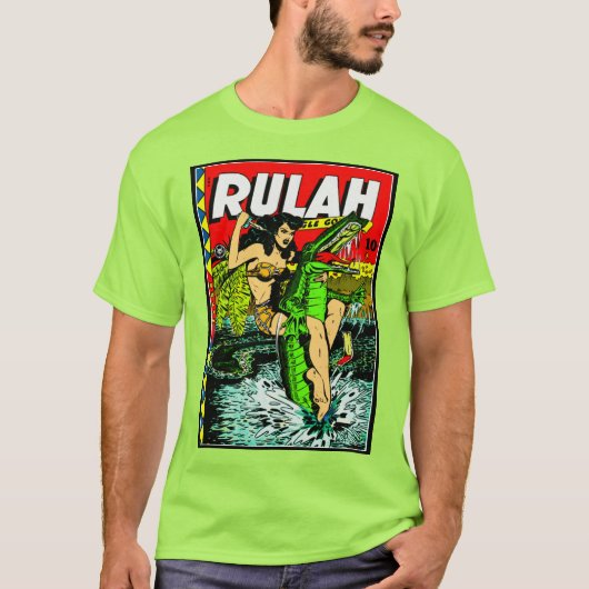 Classic 1940's RULAH Comics T-Shirt (Voorkant)
