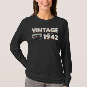 Classic & 1942 Grappige nostalgische muziek Geboo T-shirt