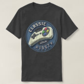 Classic 1957 65th Birthday Retro Video Game Contro T-shirt (Design voorkant)