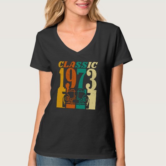 Classic 1973 52e verjaardag t-shirt (Voorkant)