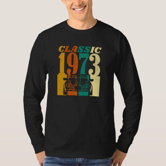Classic 1973 52e verjaardag t-shirt (Voorkant)