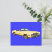 Classic 1975 Cadillac Eldorado Convertible Briefkaart (Staand voorkant)