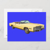 Classic 1975 Cadillac Eldorado Convertible Briefkaart (Voorkant / Achterkant)