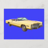 Classic 1975 Cadillac Eldorado Convertible Briefkaart (Voorkant)