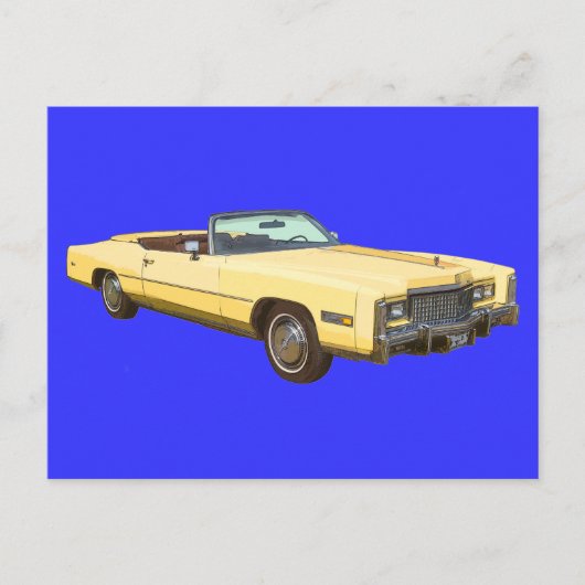 Classic 1975 Cadillac Eldorado Convertible Briefkaart (Voorkant)