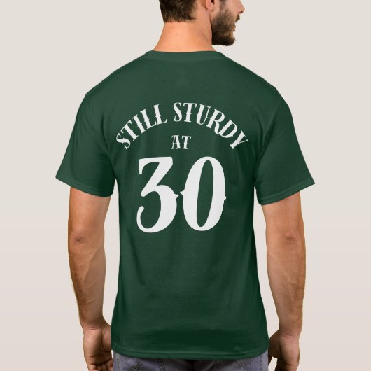 Classic 1994: Nog stevig op 30 Unisex Cotton T-shi T-shirt (Achterkant)