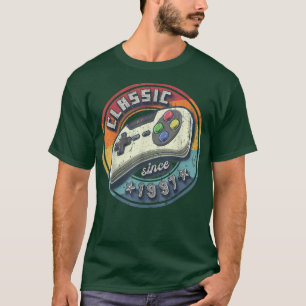 Classic 1997 25th Birthday Retro Video Game Contro T-shirt