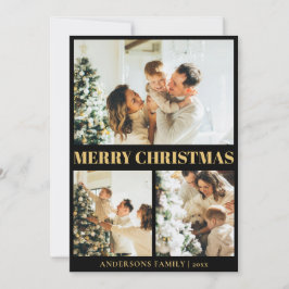 Classic 1 Fototypografie Vrolijk Kerstfeest Feestdagenkaart