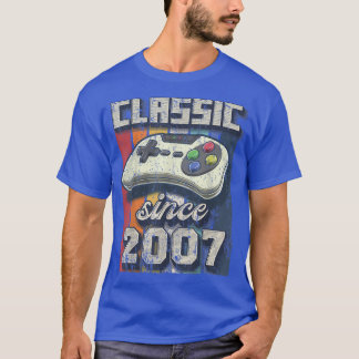 Classic 2007 15th Birthday Retro Video Game Contro T-shirt