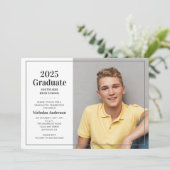 Classic 2025 Afstuderen Foto Afstuderen Kaart (Staand voorkant)