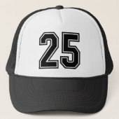 Classic 25th Birthday Party Trucker Hat Pet (Voorkant)