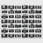 CLASSIC 35 mm FOTO FILM CAMERAS PATROON Cadeaupapier (Vlak)