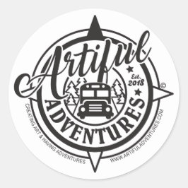 Classic 3" ronde Stickers