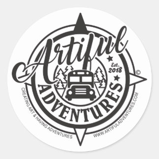 Classic 3" ronde Stickers