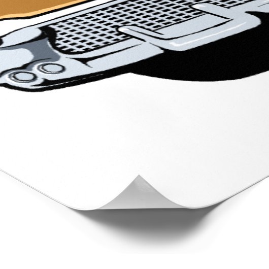 Classic 50's Cadillac Poster (Hoek)