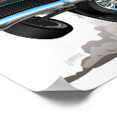 Classic 55 Hot-Rod Funny Car-Cartoon Poster (Hoek)