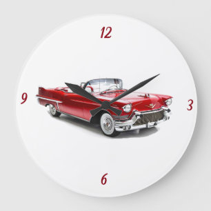 *** CLASSIC 57 CHEVY *** CLOCK GROTE KLOK
