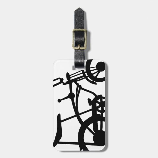 CLASSIC 60'S BIKE BICYLE SCHWINN STINGRAY BIKE BAGAGELABEL (Voorkant verticaal)