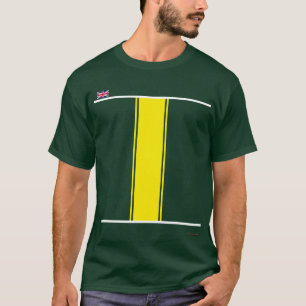 Classic 60's British Racing Green Motor Racing T-shirt