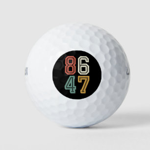 Classic 86 47 Anti Trump 2024 Impeach Golfballen