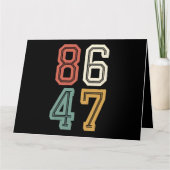  Classic 86 47 Anti Trump 2024 Impeach Kaart (Voorkant)