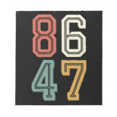  Classic 86 47 Anti Trump 2024 Impeach Notitieblok (Voorkant)