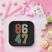  Classic 86 47 Anti Trump 2024 Impeach Papieren Bordje (Feest)